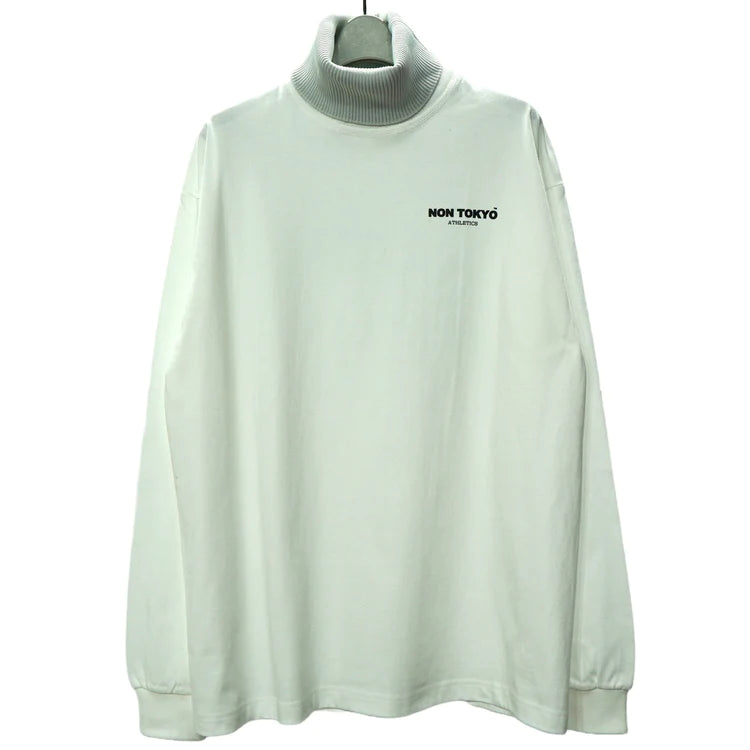 NON TOKYO HI‐NECK LONG T/S (WHITE)