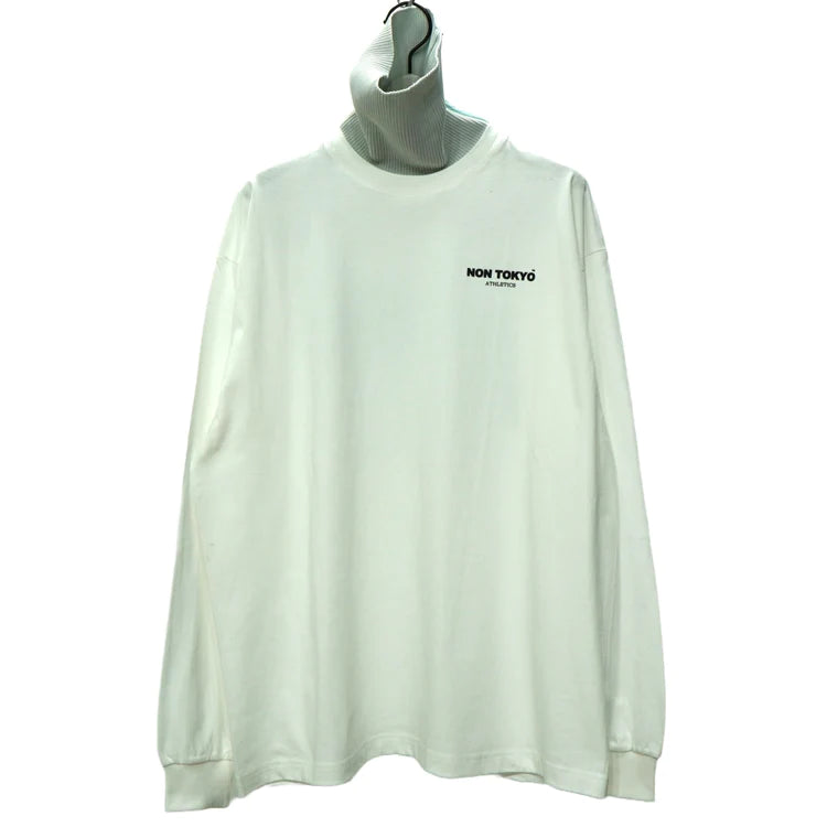 NON TOKYO HI‐NECK LONG T/S (WHITE)