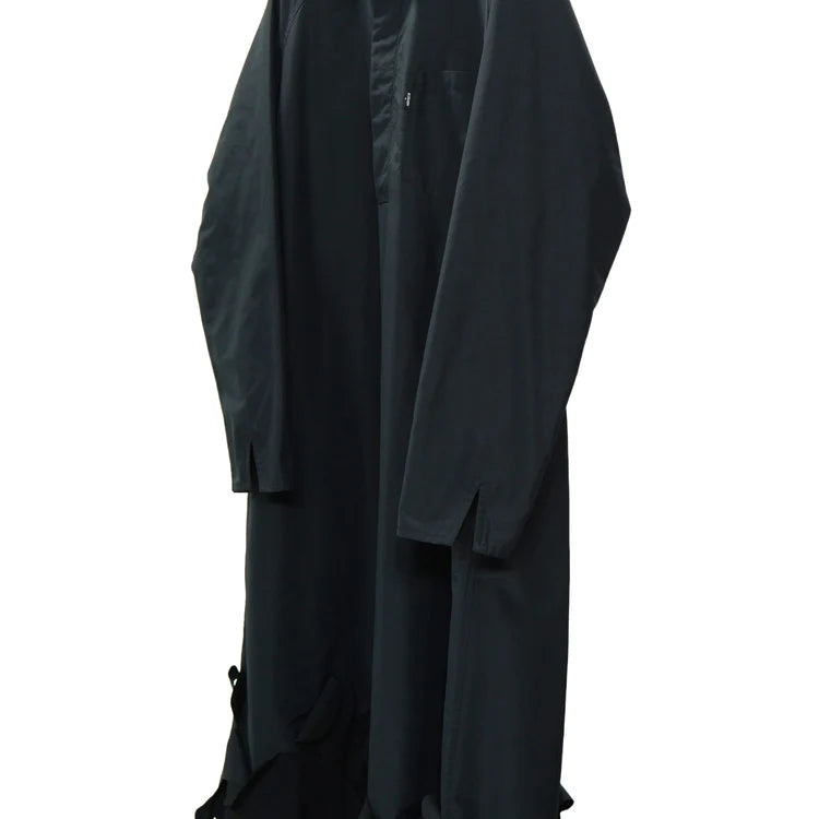 NON TOKYO FLOWER PATCH SHIRT ONE-PIECE (BLACK)
