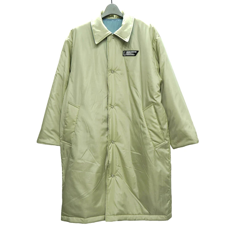 NON TOKYO REVERSIBLE BATTING COAT (SNOW MOUNTAIN×BEIGE)