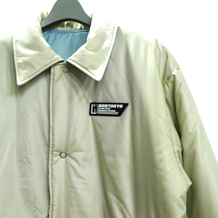 NON TOKYO REVERSIBLE BATTING COAT (SNOW MOUNTAIN×BEIGE)