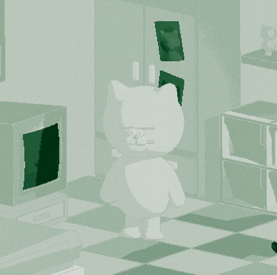 romroom【うには何かに気がついた様子だ…(green)】420 POSTER