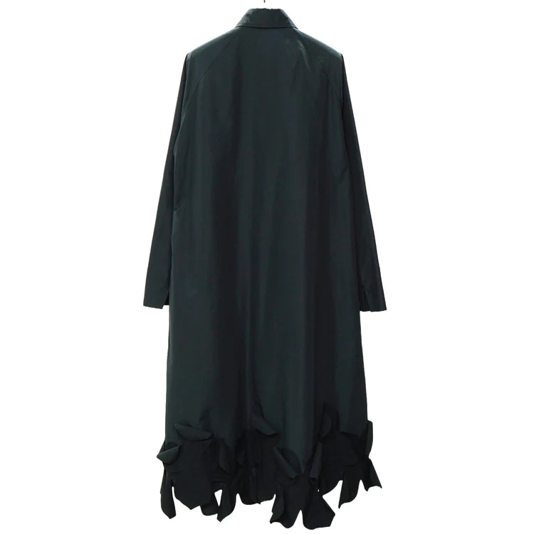 NON TOKYO FLOWER PATCH SHIRT ONE-PIECE (BLACK)