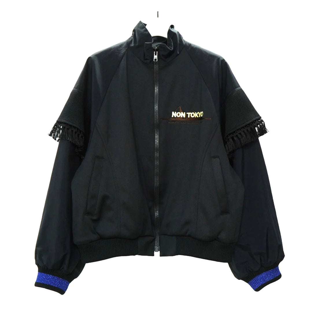 NON TOKYO FRINGE TRACK JACKET (BLACK)