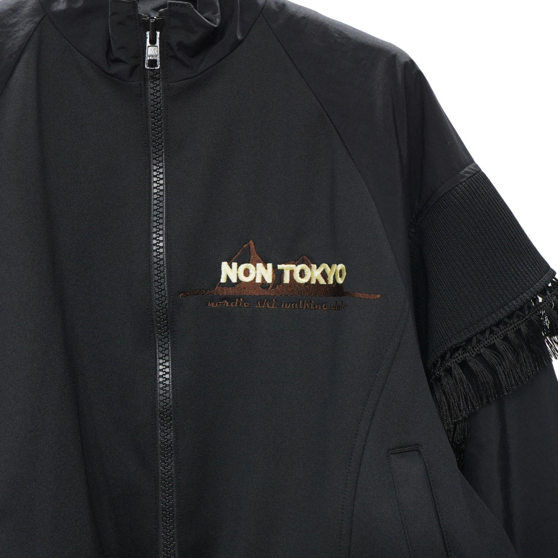 NON TOKYO FRINGE TRACK JACKET (BLACK)