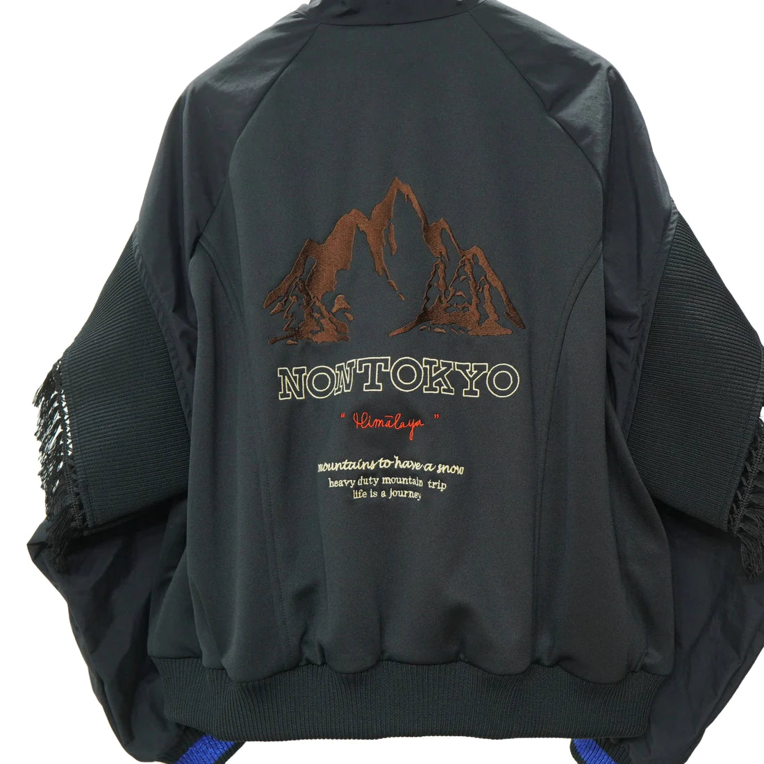 NON TOKYO FRINGE TRACK JACKET (BLACK)