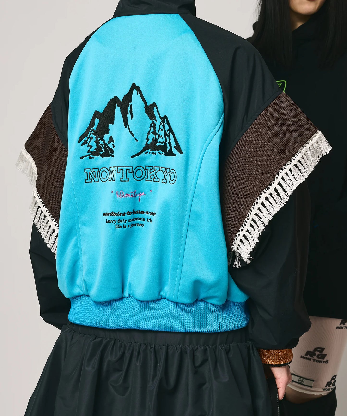 NON TOKYO FRINGE TRACK JACKET (BLUE)