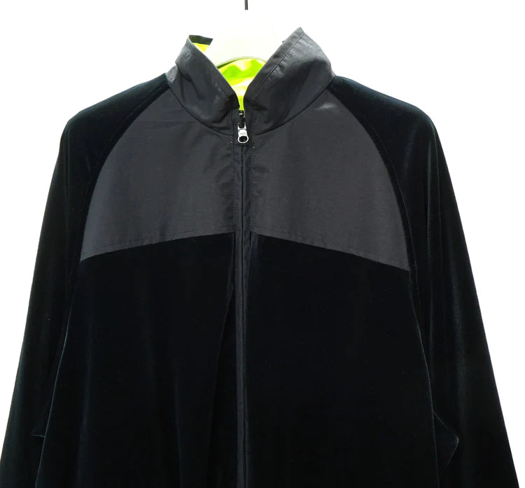 NON TOKYO REVERSIBLE VELOUR JACKET (BLACK×GREEN)