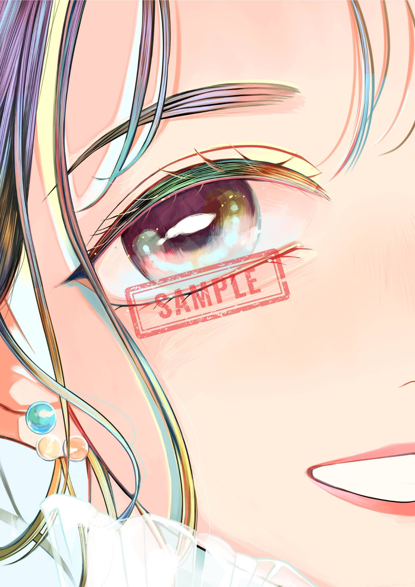 #視線 -リチャード君「Transparency」 Art Illustration