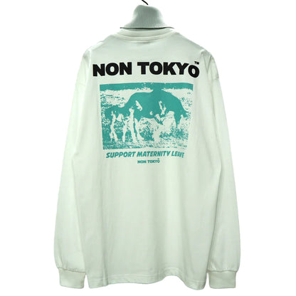 NON TOKYO HI‐NECK LONG T/S (WHITE)