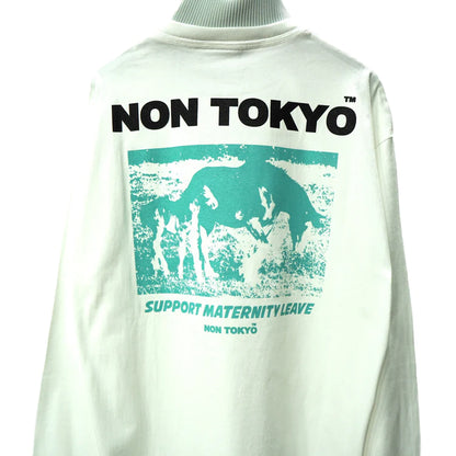 NON TOKYO HI‐NECK LONG T/S (WHITE)