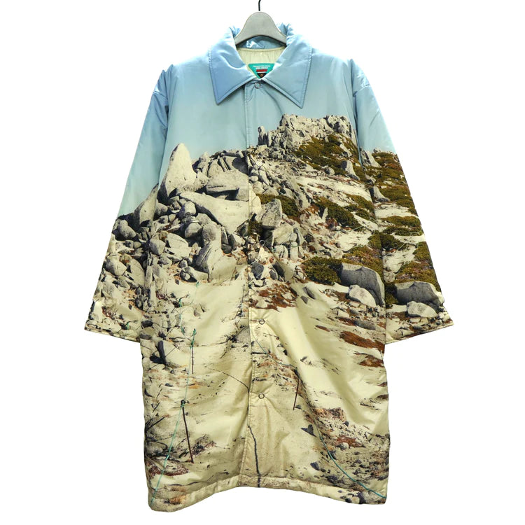 NON TOKYO  REVERSIBLE BATTING COAT (SNOW MOUNTAIN×BEIGE)