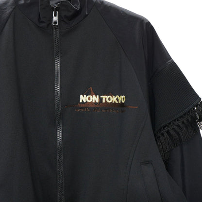 NON TOKYO FRINGE TRACK JACKET (BLACK)
