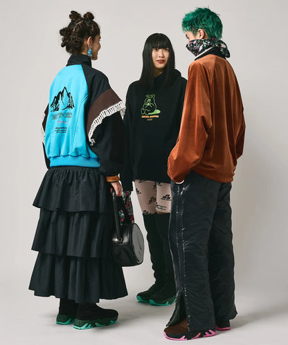 NON TOKYO FRINGE TRACK JACKET (BLUE)