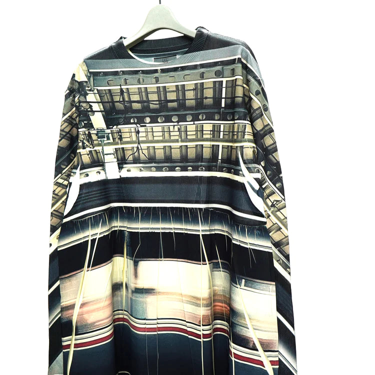 NON TOKYO DIRECT PRINT RIB ONE-PIECE (BLACK) – ROOMCRIM NAGOYA