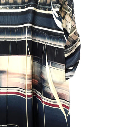 NON TOKYO DIRECT PRINT RIB ONE-PIECE (BLACK)