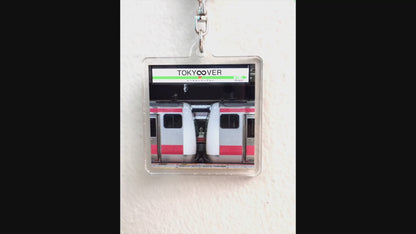 【TOKY∞VER】オカダキサラ×ウチダアキヒコ "AR" embedded Acrylic key chain