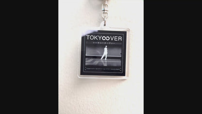 【TOKY∞VER】オカダキサラ×ウチダアキヒコ "AR" embedded Acrylic key chain